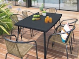 Ensemble repas : table Pop et 6 fauteuils Bistrot. en promo chez Mr. Bricolage Bastia à 199,00 €