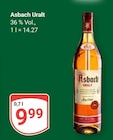 Uralt von Asbach im aktuellen GLOBUS Prospekt