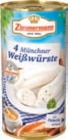 Aktuelles 4 Münchner Weißwürste Angebot bei tegut in München ab 4,44 €