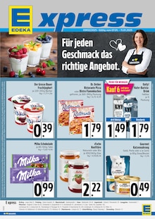 Aktueller EDEKA Prospekt "Für jeden Geschmack das richtige Angebot." Seite 1 von 4 Seiten für München