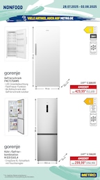 Gefrierschrank Angebot im aktuellen METRO Prospekt auf Seite 20
