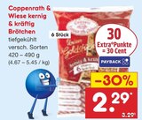 Aktuelles kernig & kräftig Brötchen Angebot bei Netto Marken-Discount in Regensburg ab 2,29 €