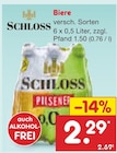 Biere im Angebot bei Netto Marken-Discount in Salzwedel Biere Angebote von Schloss bei Netto Marken-Discount Salzwedel für 2,29 €
