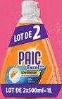 Liquide vaisselle excel 24h ultra dégraissant parfum mandarine - PAIC à 3,39 € dans le catalogue Intermarché Express