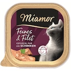 Miamor Feines & Filet Geflügel Pur & Schinken 100 g Angebote von Miamor bei Zookauf Remscheid für 0,79 €