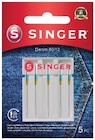 Aiguilles pour machine à coudre Universal ASST - SINGER en promo chez Lidl Dunkerque à 6,99 €