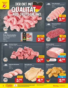 Fleisch im Netto Marken-Discount Prospekt "Aktuelle Angebote" mit 60 Seiten (Paderborn)
