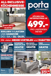 Aktueller porta Möbel Möbel & Einrichtung Prospekt in Rodenberg und Umgebung, "ALL-INCUSIVE-KÜCHENMESSE" mit 2 Seiten, 18.01.2026 - 24.01.2026