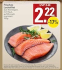 Frisches Lachsfilet bei WEZ im Prospekt "" für 2,22 €