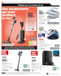 Prix et réduction Aspirateur dans le prospectus Carrefour en cours Offre Aspirateur dans le catalogue Carrefour du moment à la page 14