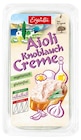 Aioli Knoblauchcreme im REWE Prospekt Aioli Knoblauchcreme von Ergüllü im aktuellen REWE Prospekt für 2,19 €