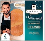 Saumon fumé Lignac nature - JEAN LARNAUDIE en promo chez Intermarché Express Aulnay-sous-Bois à 5,49 €