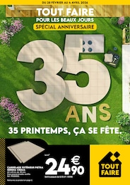 Prospectus Tout Faire à Touques, "TOUT FAIRE POUR LES BEAUX JOURS", 8 pages, 28/02/2026 - 04/04/2026