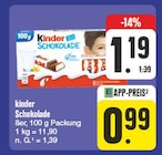 Schokolade von Kinder im aktuellen EDEKA Prospekt für 0,99 €