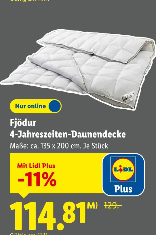 4-Jahreszeiten-Daunendecke