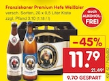 Premium Hefe Weißbier bei Netto Marken-Discount im Nabburg Prospekt für 11,79 €