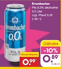 Pils 0,0% alkoholfrei Angebote von Krombacher bei Netto Marken-Discount Hamm für 0,89 €