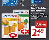 Fischfrikadellen von Nordsee im aktuellen ALDI SÜD Prospekt für 2,49 €