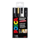 4 marqueurs peinture - POSCA - Carrefour à Livry-Gargan 4 marqueurs peinture - POSCA en promo chez Carrefour Livry-Gargan à 12,90 €