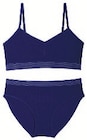 Lot de brassière bretelles et slip sans couture fille - Super U à Valence Lot de brassière bretelles et slip sans couture fille en promo chez Super U Valence à 4,90 €
