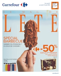 Carrefour Catalogue "Le mag de l'été", 56 pages, Annecy, 09/08/2022 - 22/08/2022 Carrefour Catalogue "Le mag de l'été", 56 pages, Annecy, 09/08/2022 - 22/08/2022
