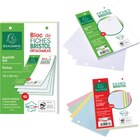 SUR TOUTES LES FICHES BRISTOL - EXACOMPTA dans le catalogue Carrefour