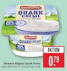 Aktuelles Allgäuer Quark Creme Angebot bei Marktkauf in Stuttgart ab 0,79 €