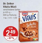 Vitalis Müsli von Dr. Oetker im aktuellen V-Markt Prospekt für 2,49 €