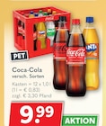 Getränkeland - Coca-Cola Angebot im Prospekt Coca-Cola bei Getränkeland im Prospekt "" für 9,99 €