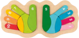 Jouet en bois Montessori en promo à 4,99 € chez Lidl Jouet en bois Montessori dans le catalogue Lidl