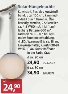 Solar-Hängeleuchte bei BAUHAUS in Berlin Solar-Hängeleuchte im Angebot bei BAUHAUS Berlin für 24,90 €