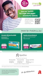 mea - meine apotheke Prospekt für Saarlouis mit 4 Seiten mea - meine apotheke Prospekt für Saarlouis: "Unsere Juni-Angebote", 4 Seiten, 01.06.2026 - 30.06.2026