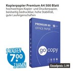 Kopierpapier Premium von  im aktuellen V-Markt Prospekt für 3,99 €
