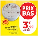 Camembert de Normandie AOP à U Express dans Le Val-d'Ajol Camembert de Normandie AOP à U Express dans Le Val-d'Ajol