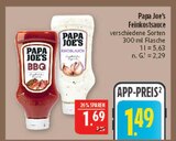 BBQ Feinkostsauce im Angebot bei Marktkauf in Leipzig BBQ Feinkostsauce Angebote von Papa Joe's bei Marktkauf Leipzig für 1,49 €