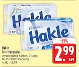 EDEKA - Toilettenpapier Angebot im Prospekt Toilettenpapier bei EDEKA im Prospekt "" für 2,99 €