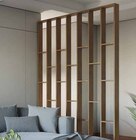 Kit claustra étagères MDF décor chêne en promo chez Castorama Kit claustra étagères MDF décor chêne dans le catalogue Castorama