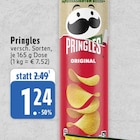 Original von Pringles für 1,24 € bei EDEKA im Angebot Original von Pringles im aktuellen EDEKA Prospekt