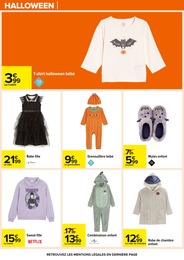 Prix et réduction Robe Fille dans le prospectus Carrefour en cours Offre Robe Fille dans le catalogue Carrefour du moment à la page 56