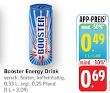 Booster Energy Drink Angebote bei E center Worms für 0,49 €