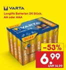 Aktuelle Batterie Angebote bei Netto Marken-Discount in Rostock Aktuelles Longlife Batterien Angebot bei Netto Marken-Discount in Rostock ab 6,99 €