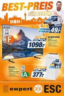 Fernseher im expert Prospekt "Bestpreis für Berlin" mit 6 Seiten (Berlin)