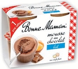 Mousse au chocolat - BONNE MAMAN - U Express à Tourcoing Mousse au chocolat - BONNE MAMAN en promo chez U Express Tourcoing à 1,76 €