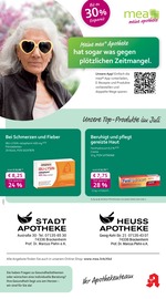 Aktueller mea - meine apotheke Apotheke Prospekt in Bönnigheim und Umgebung, "Unsere Juli-Angebote" mit 4 Seiten, 01.07.2025 - 31.07.2025