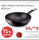 Aktuelle Pfanne Angebote bei E center in Augsburg Aktuelles Wok-Pfanne »Perfect Touch« Angebot bei E center in Augsburg ab 24,99 €