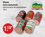 Wiener Extra-Aufschnitt von Wiesbauer im aktuellen V-Markt Prospekt für 1,19 €