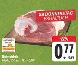 Hintereisbein Angebote bei EDEKA Suhl für 0,77 €