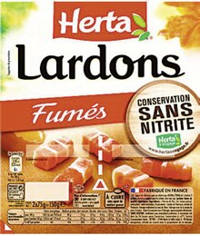 Lardons Fumés - Géant Casino à Angers Lardons Fumés en promo chez Géant Casino Angers à 1,43 €