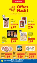 Prix et réduction Tarte Flambée dans le prospectus Lidl en cours Offre Tarte Flambée dans le catalogue Lidl du moment à la page 16