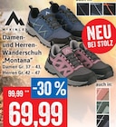 Aktuelles Damen- und Herren-Wanderschuh Montana Angebot bei Kaufhaus Stolz in Lübeck ab 69,99 €